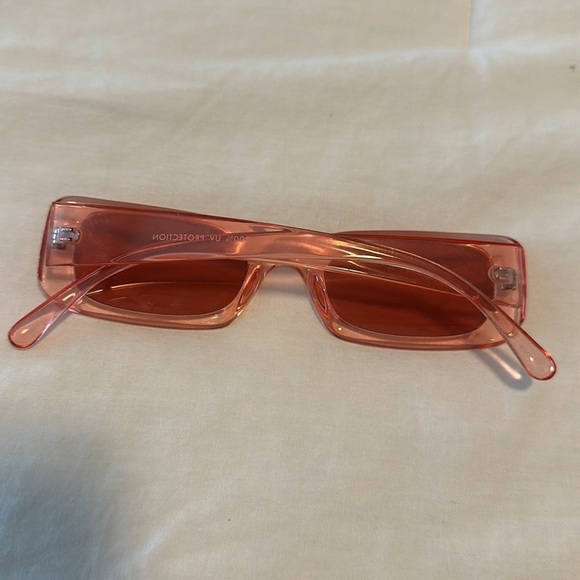 NWOT Nordstrom Rectangular Hot Pink Sunglasses OS main image 5